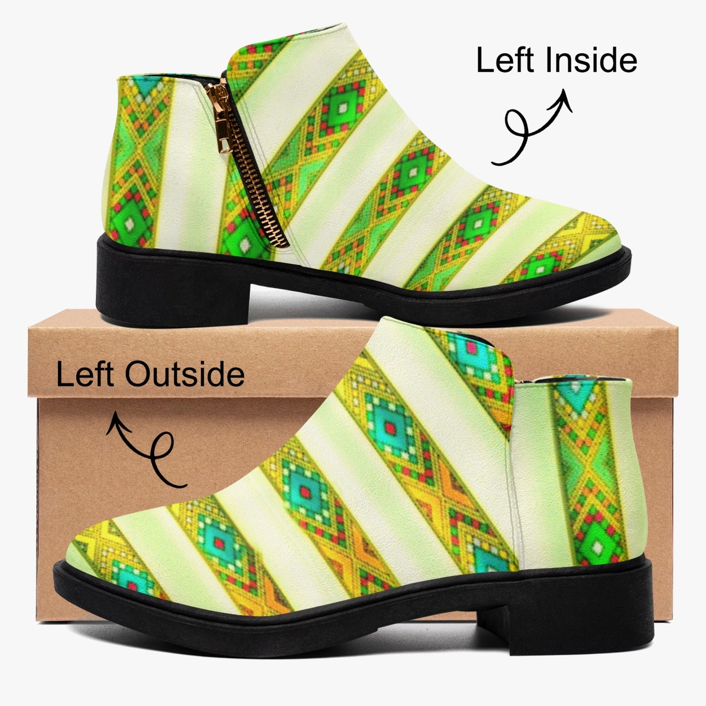 583. Fashion Zipper Boots