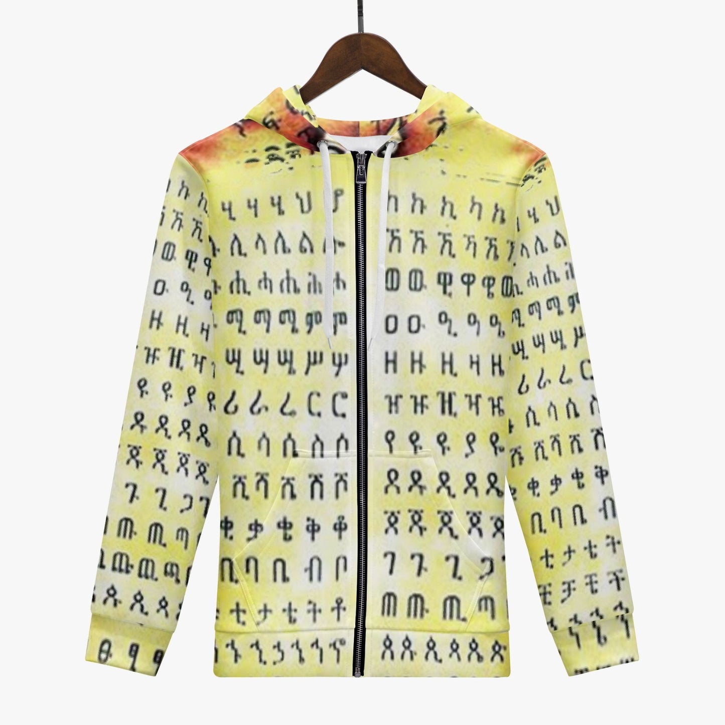 222. Men's AOP Full Zip Up Hoodie