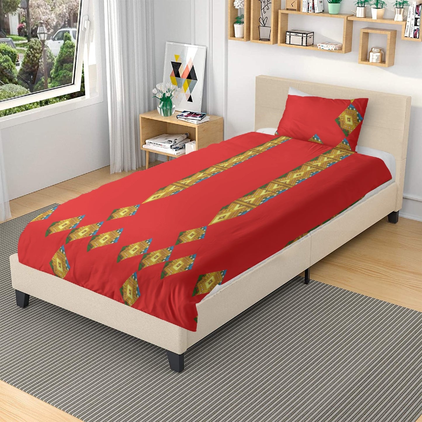 291. 3in1 Polyester Bedding Set