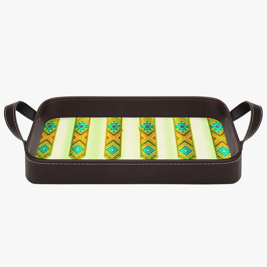 833. PU Leather Tray