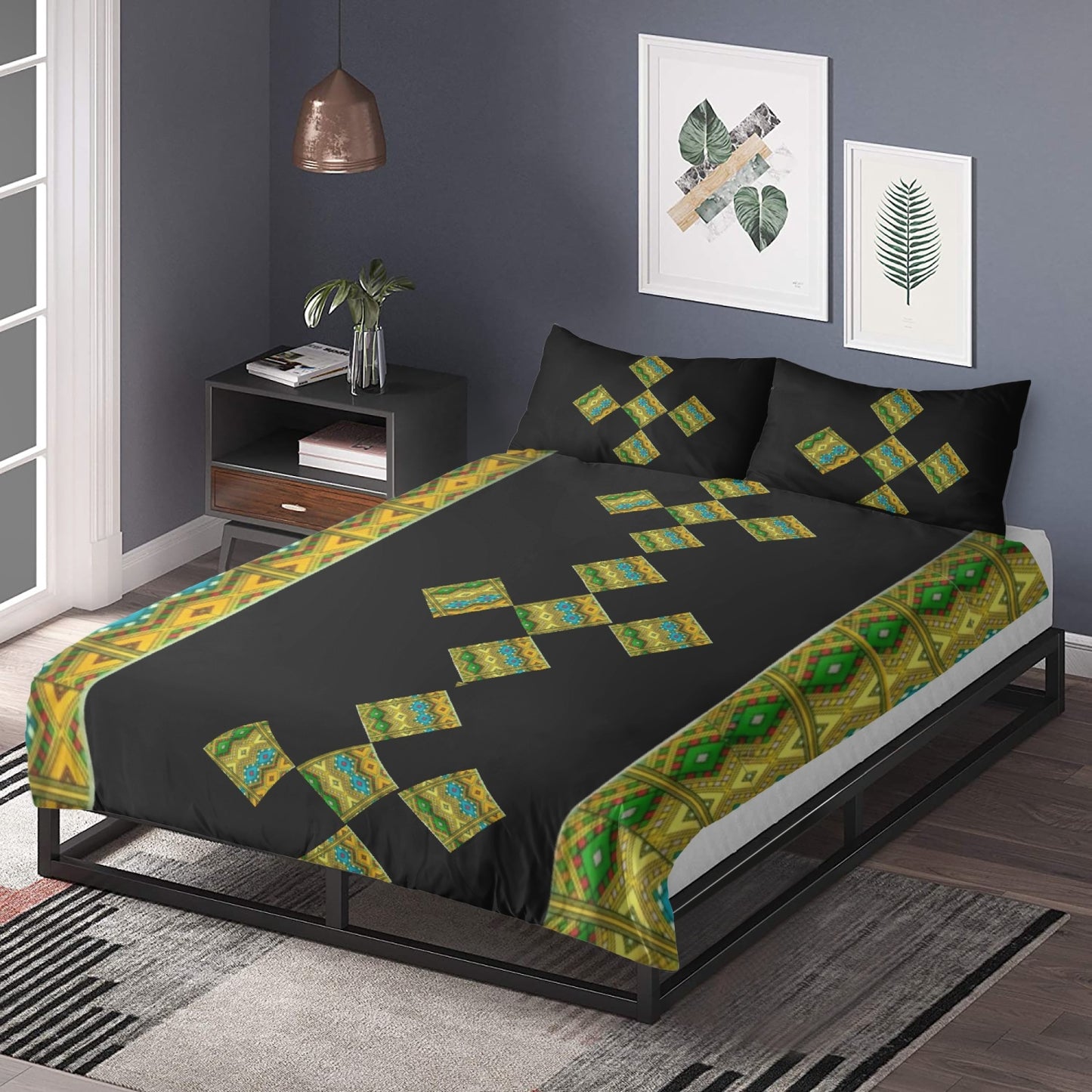 291. 3in1 Polyester Bedding Set