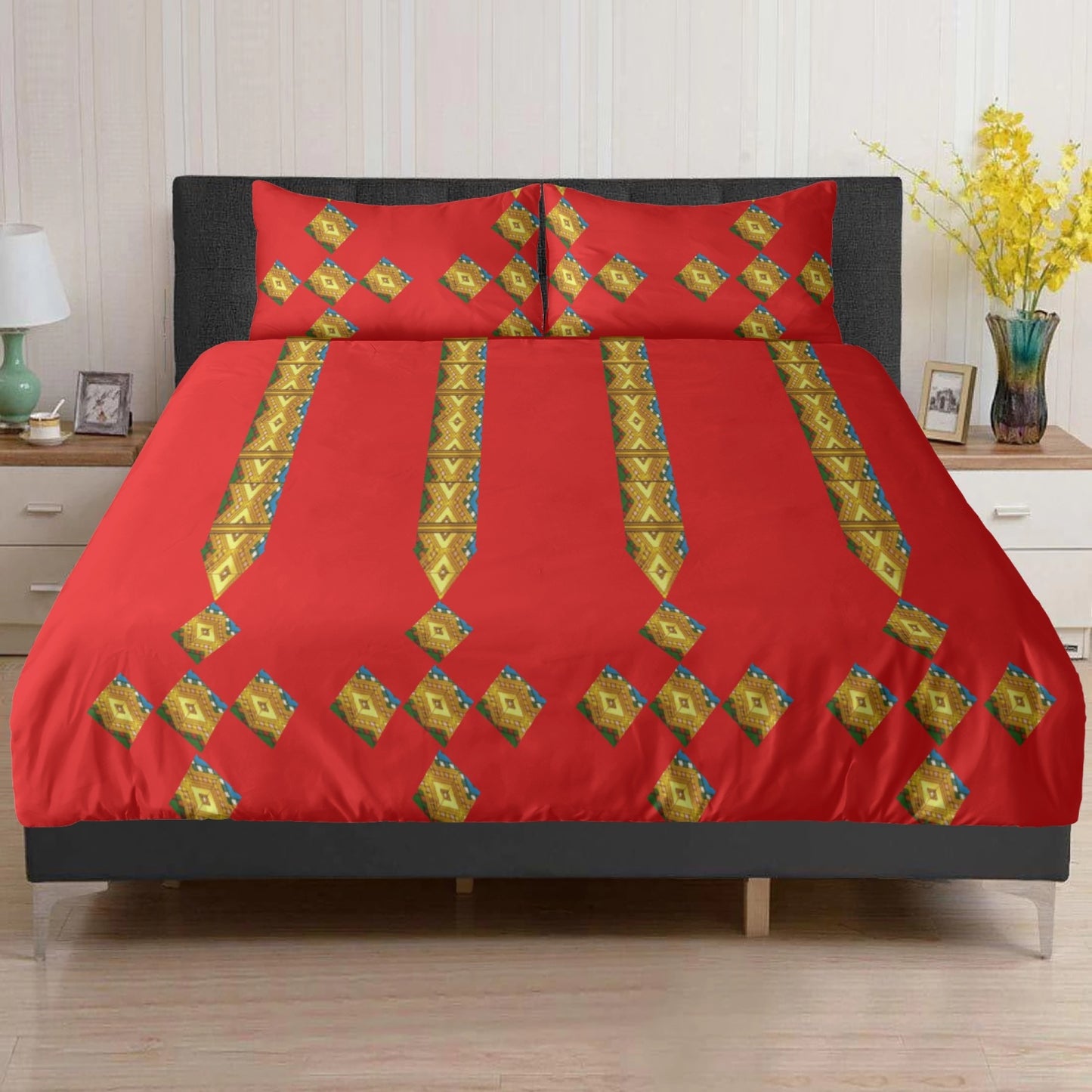 291. 3in1 Polyester Bedding Set