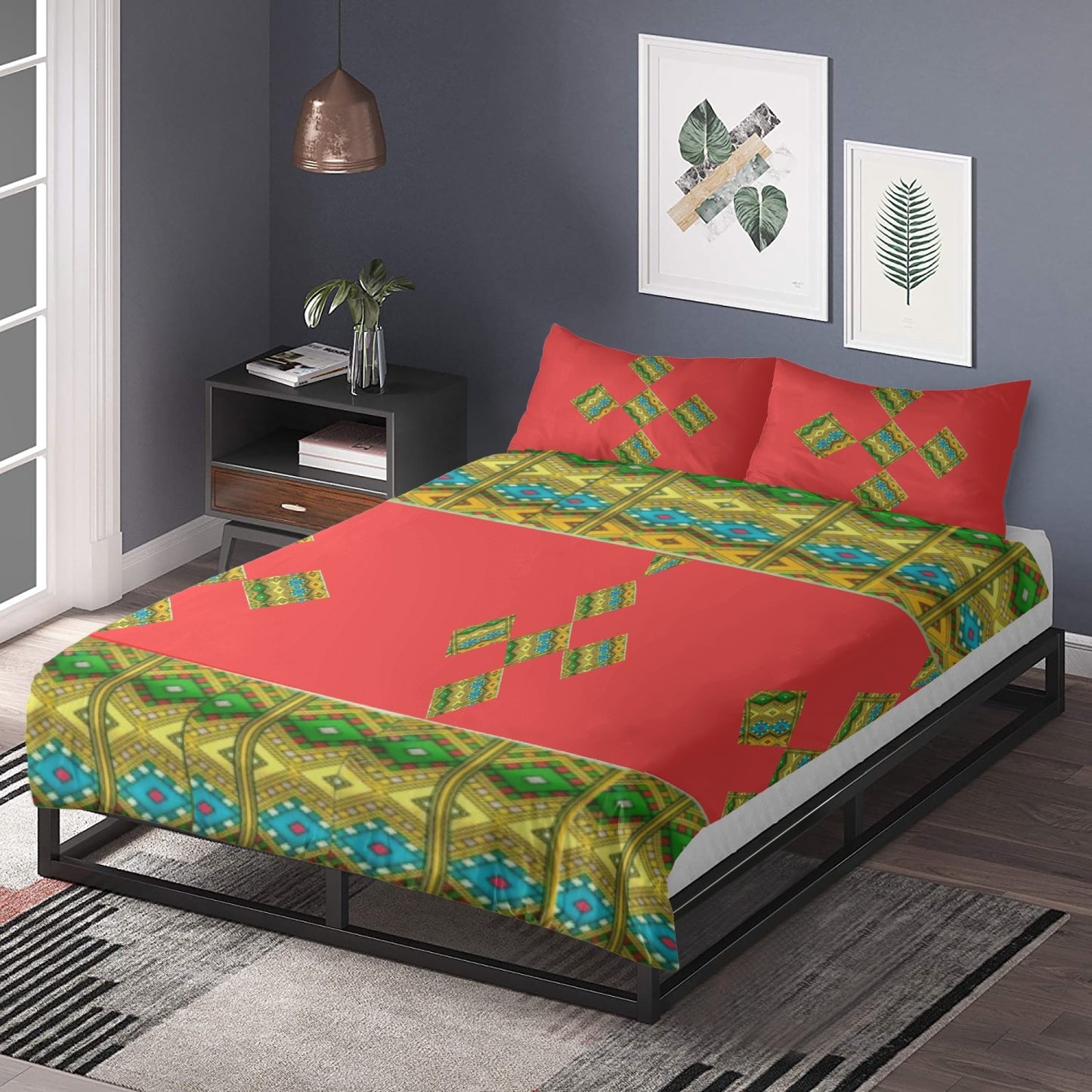 291. 3in1 Polyester Bedding Set
