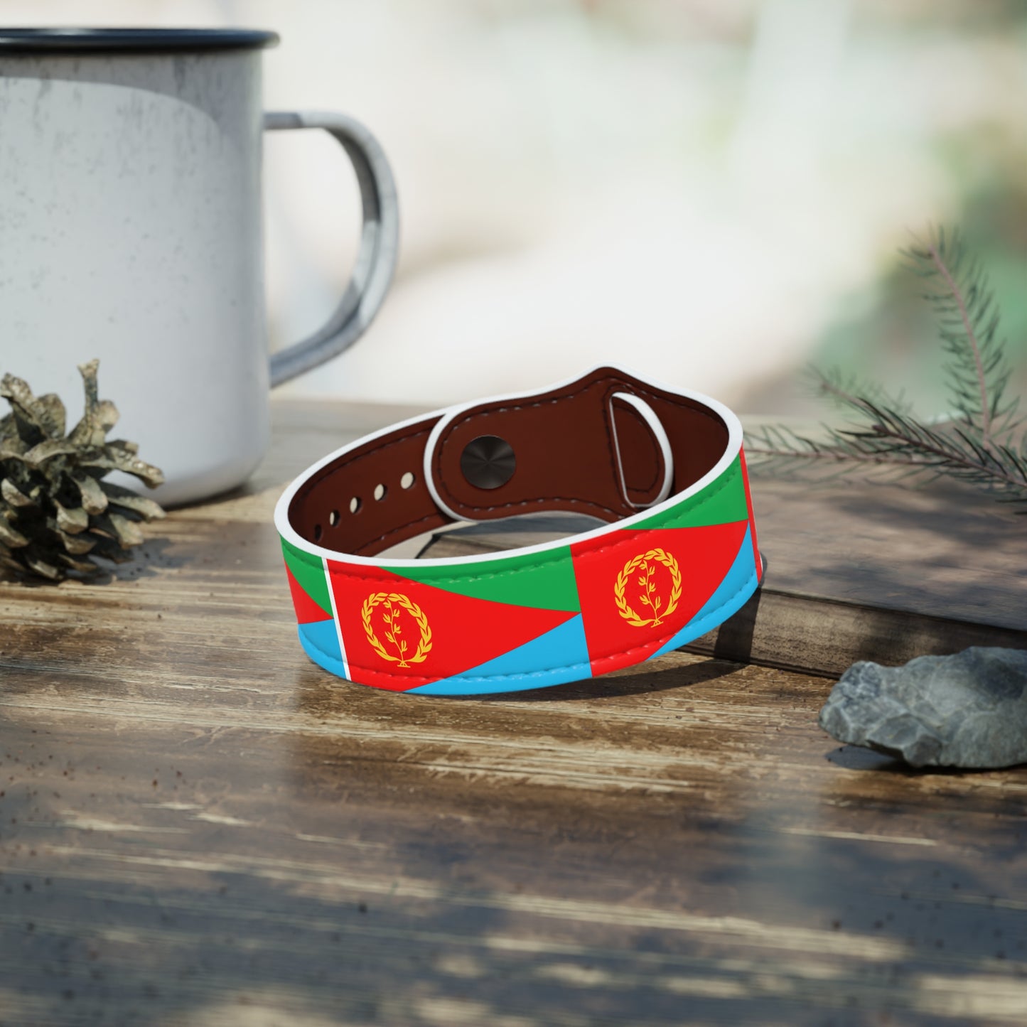 Faux Leather Wristband