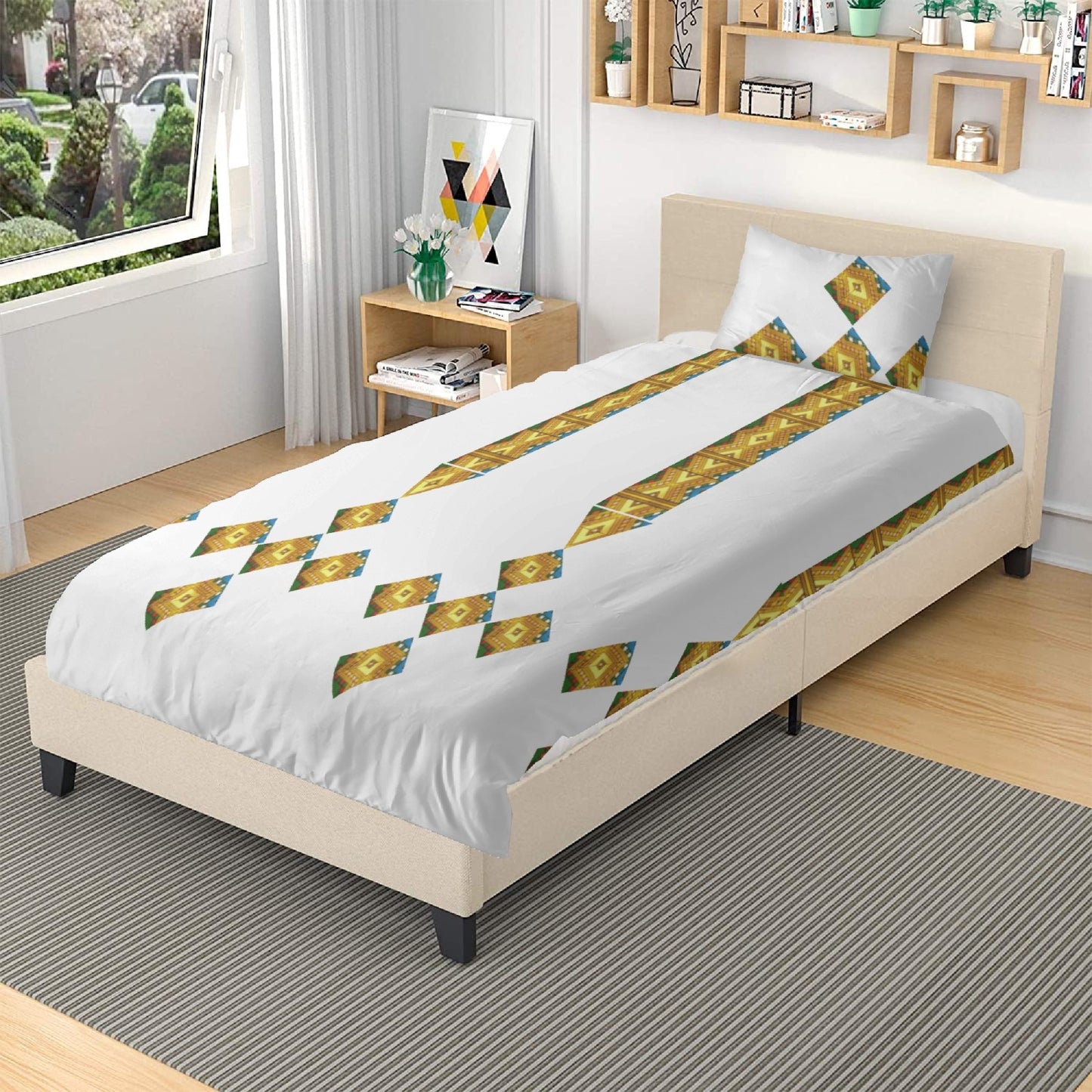 291. 3in1 Polyester Bedding Set