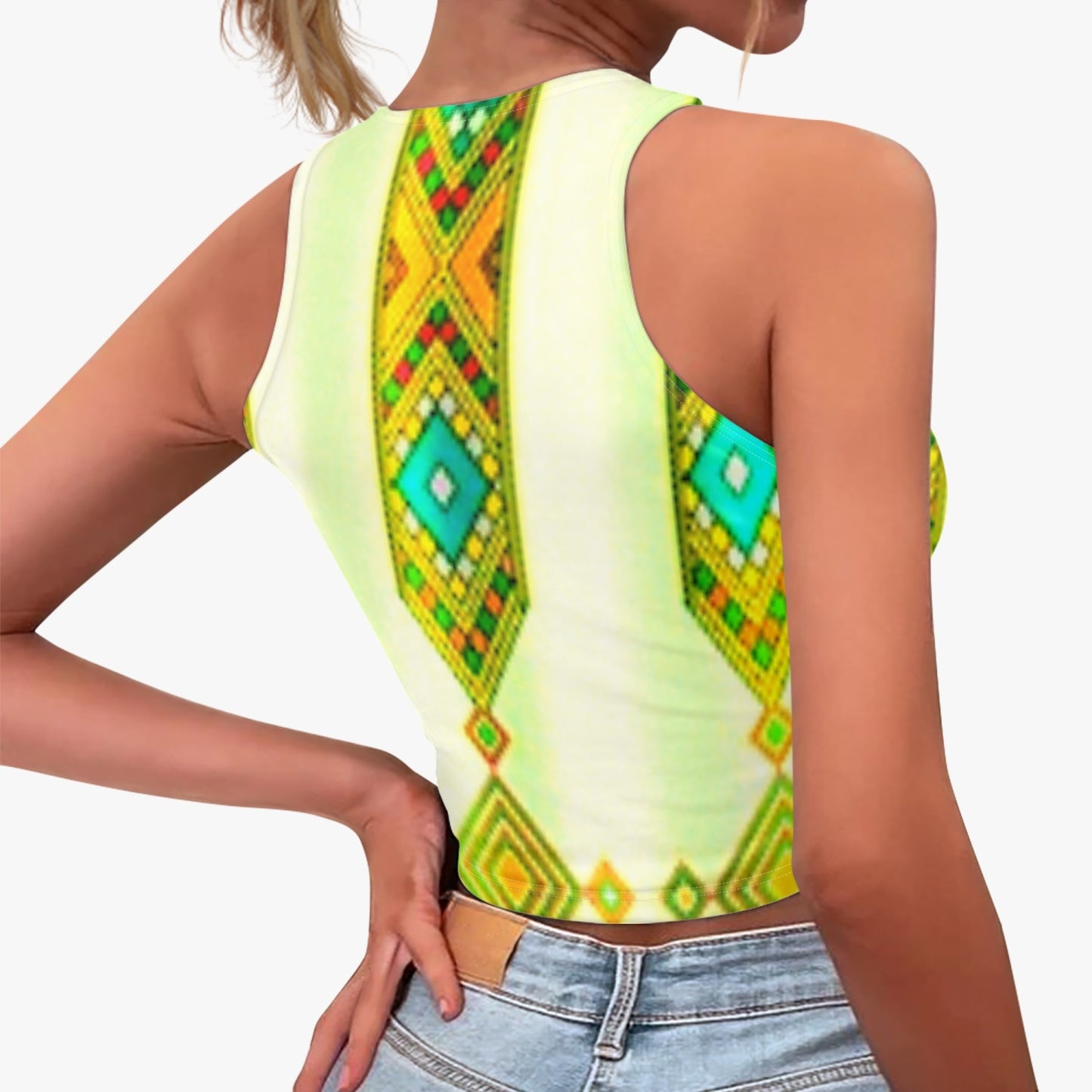 807. Racer Crop Top