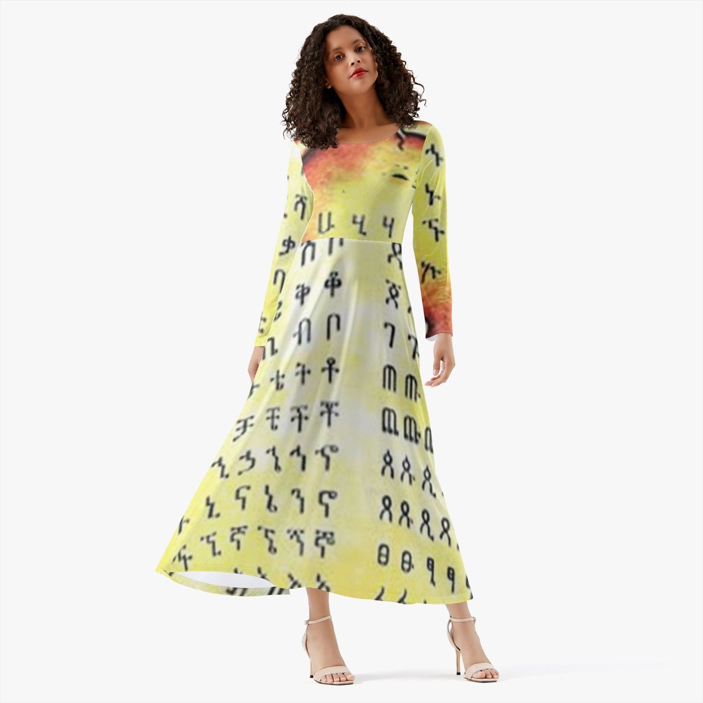289. Women's Long-Sleeve One-piece Dress