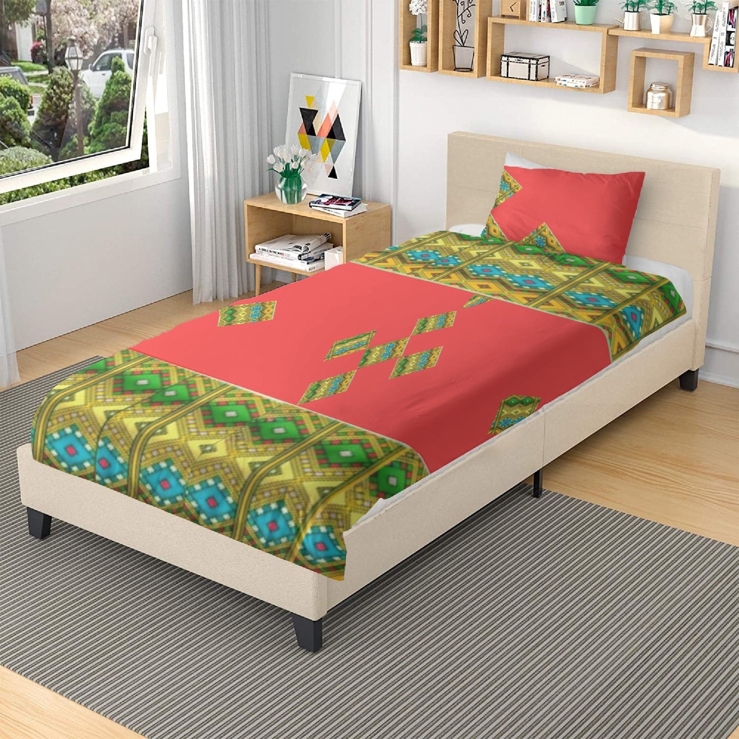 291. 3in1 Polyester Bedding Set