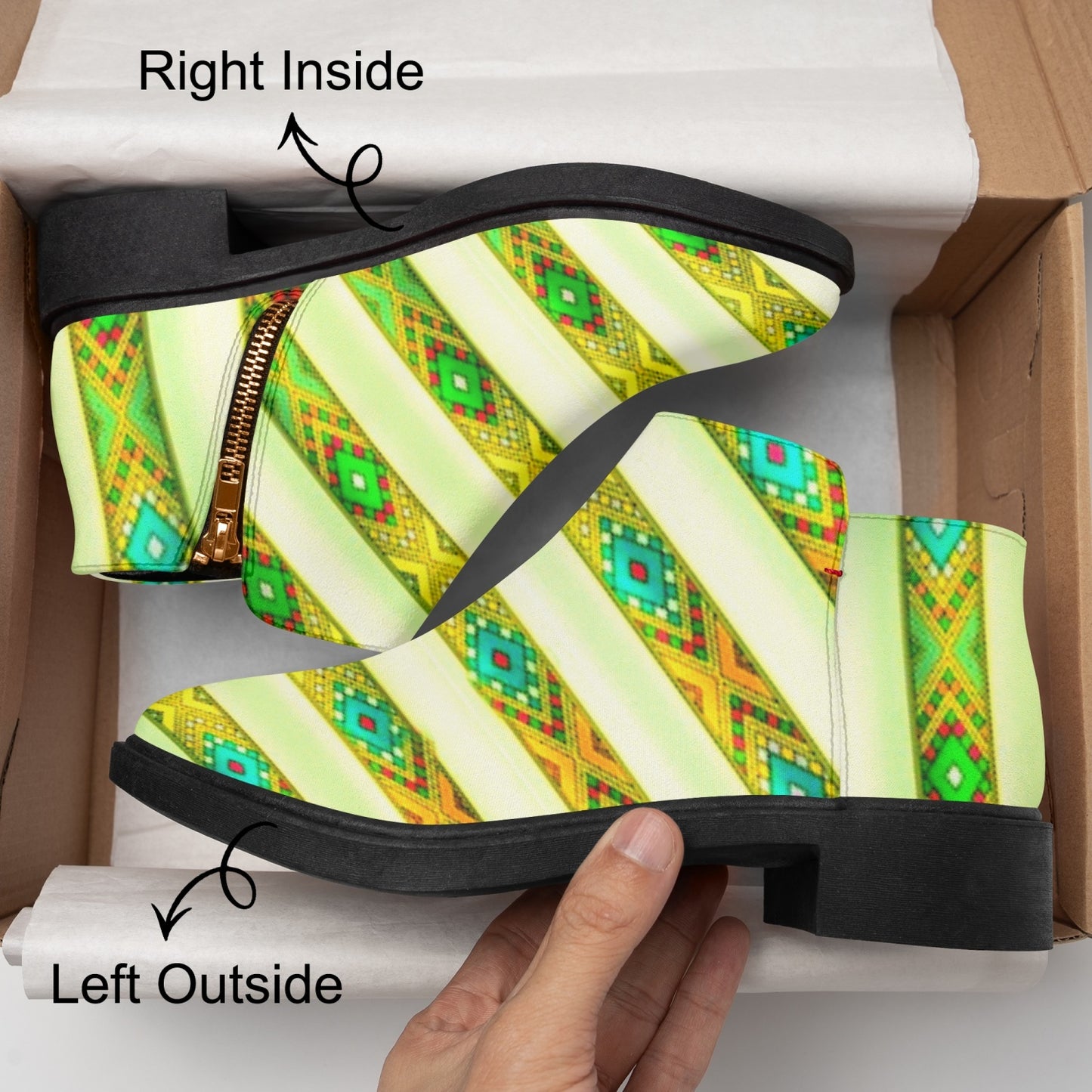 583. Fashion Zipper Boots