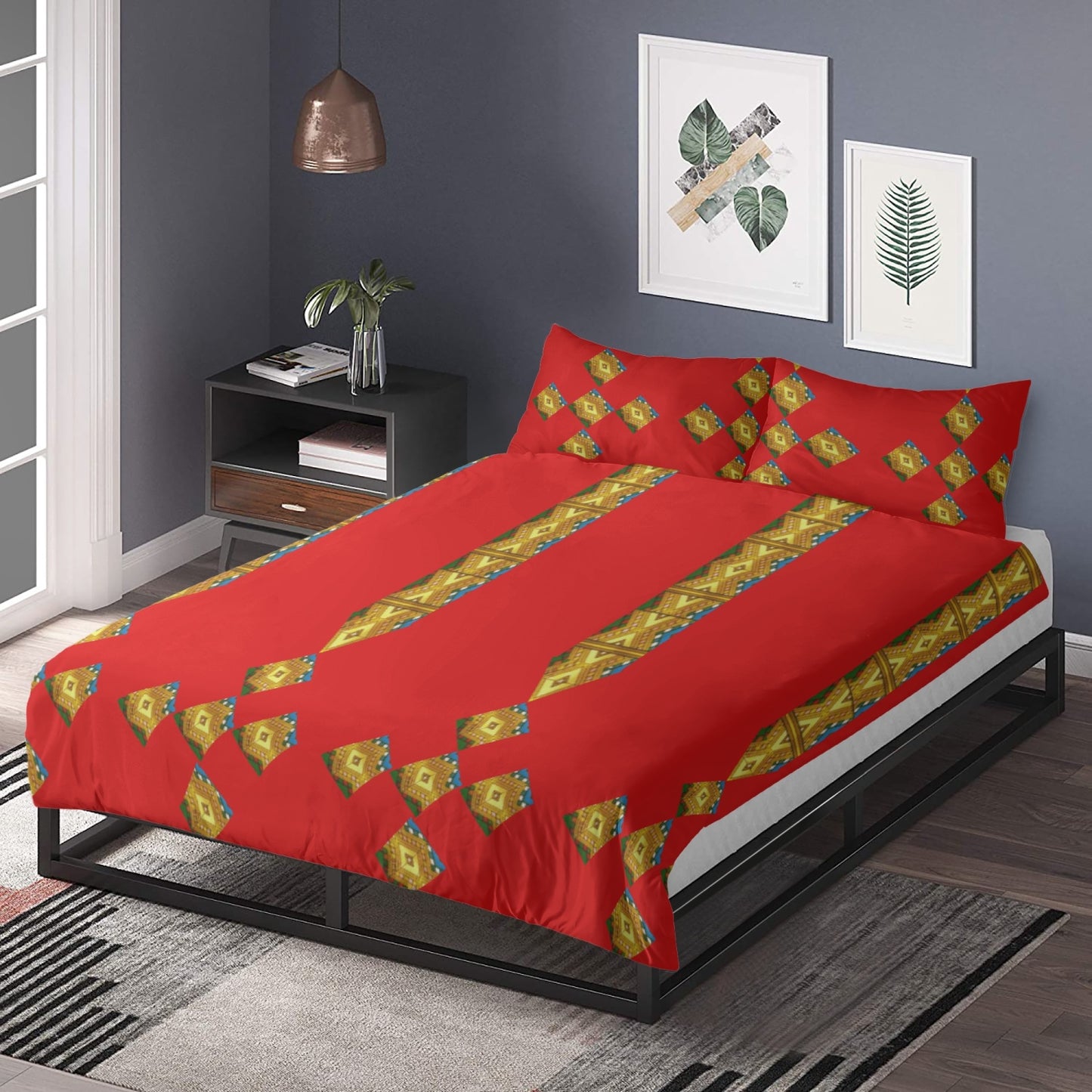 291. 3in1 Polyester Bedding Set