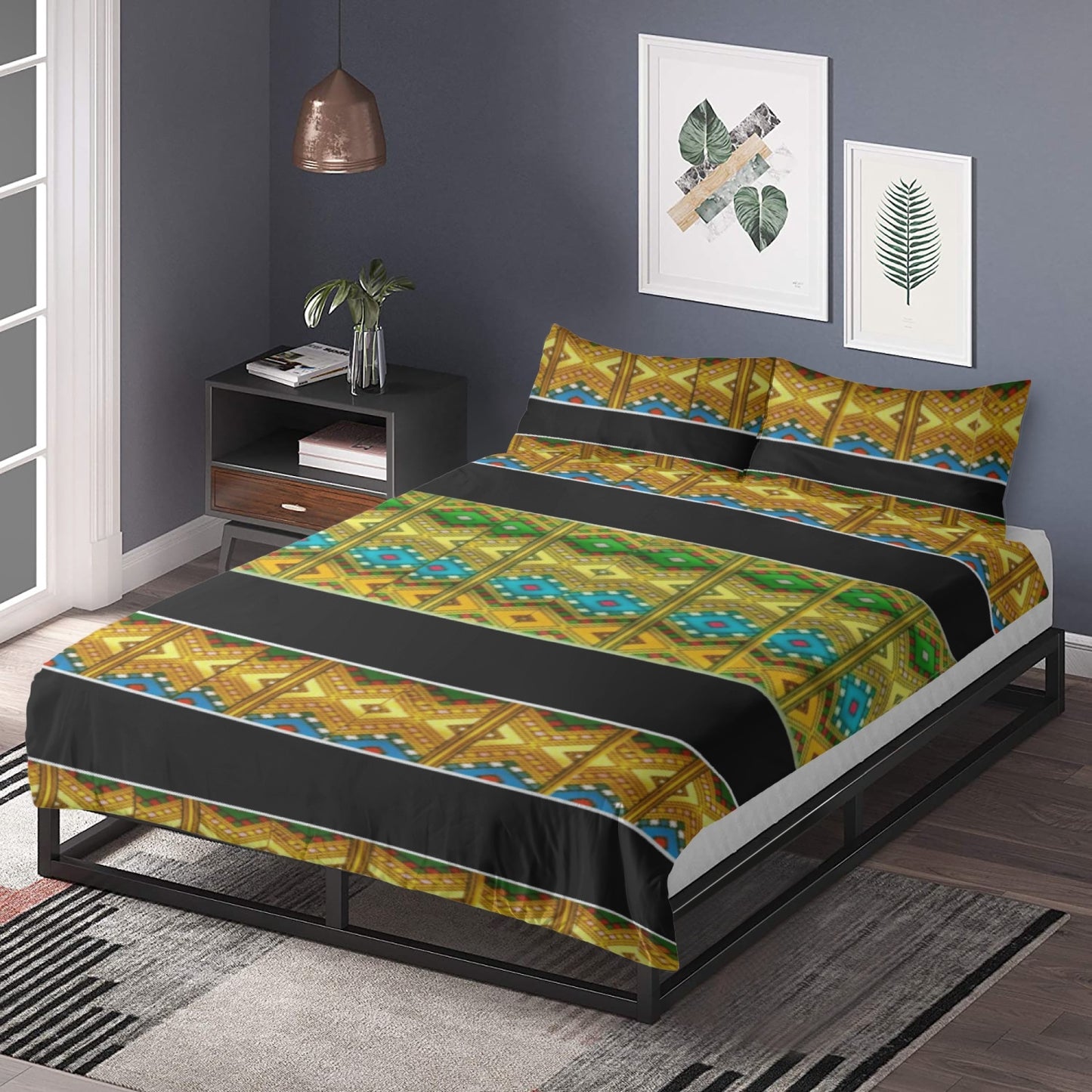 291. 3in1 Polyester Bedding Set