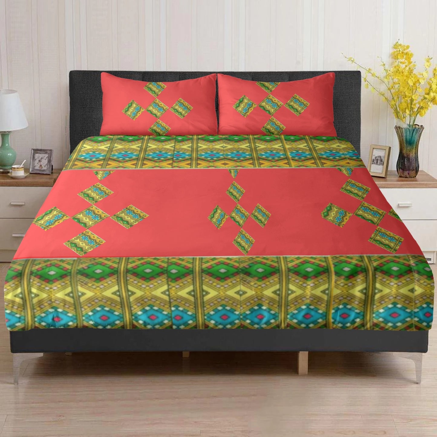 291. 3in1 Polyester Bedding Set
