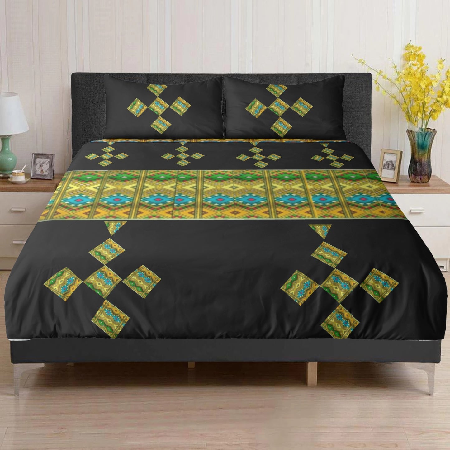 291. 3in1 Polyester Bedding Set