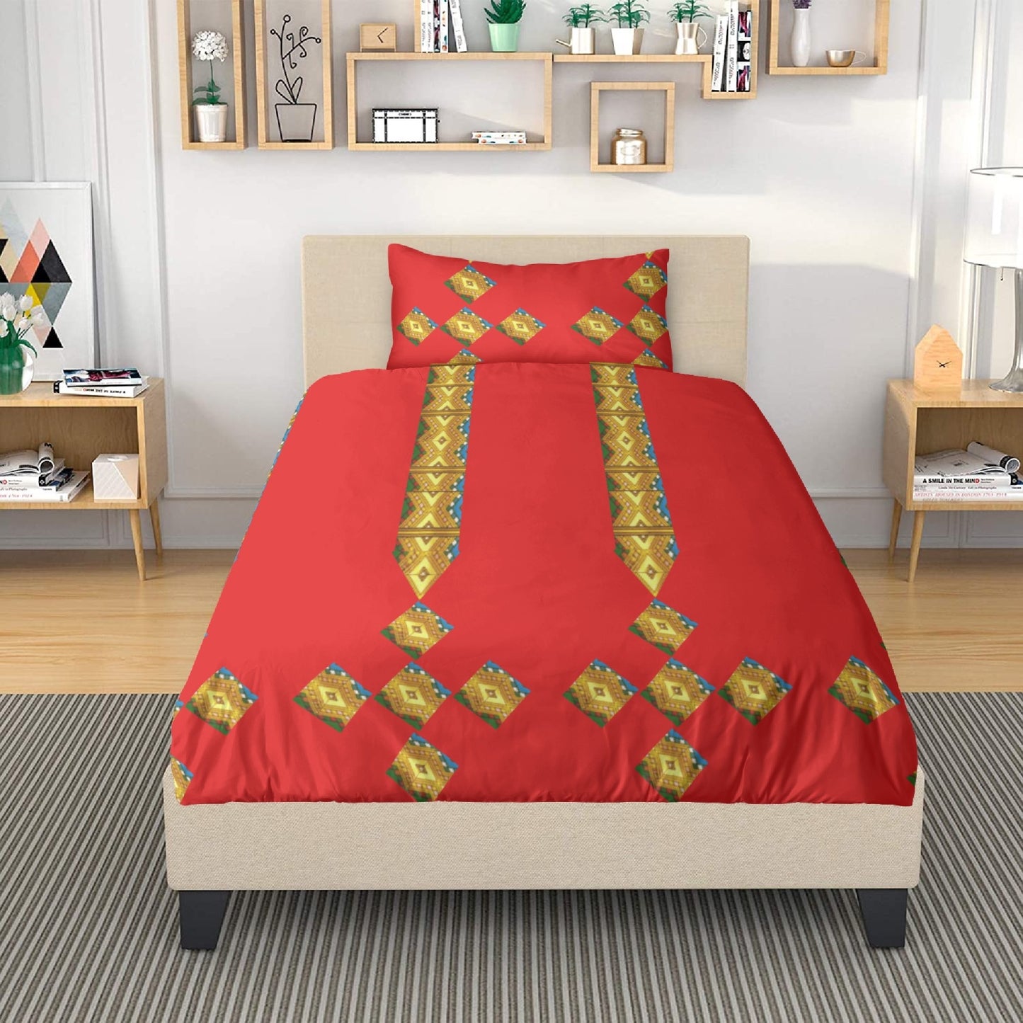 291. 3in1 Polyester Bedding Set