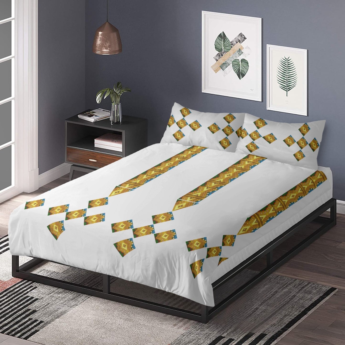 291. 3in1 Polyester Bedding Set