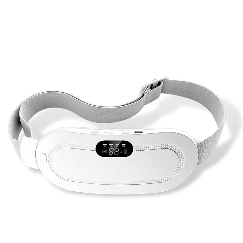 Rechargeable belt to warm the uteru shot compress dysmenorrhea fever warm uterus waist protection treasure vibration massage aunt artifact warm baby gift